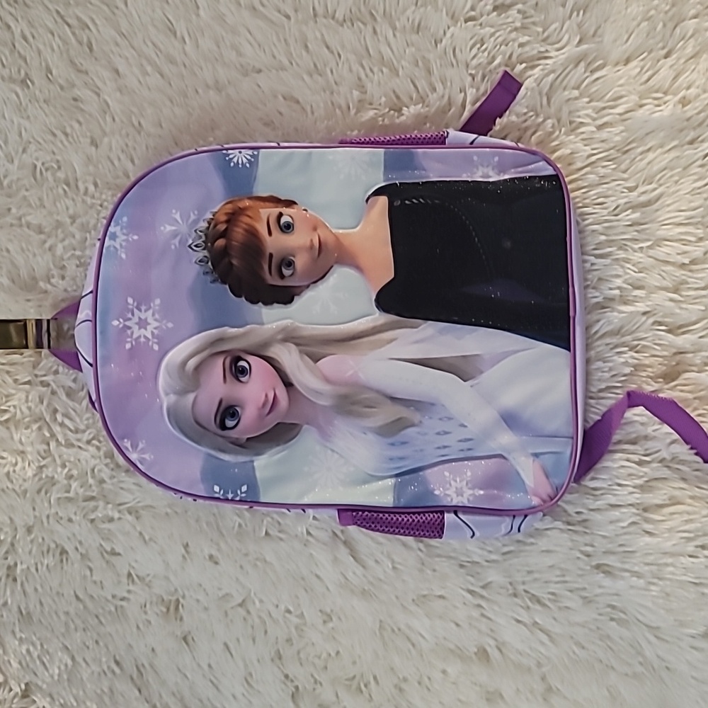 Disney Frozen Character Backpack, Elsa And Anna, Pink And Purple,